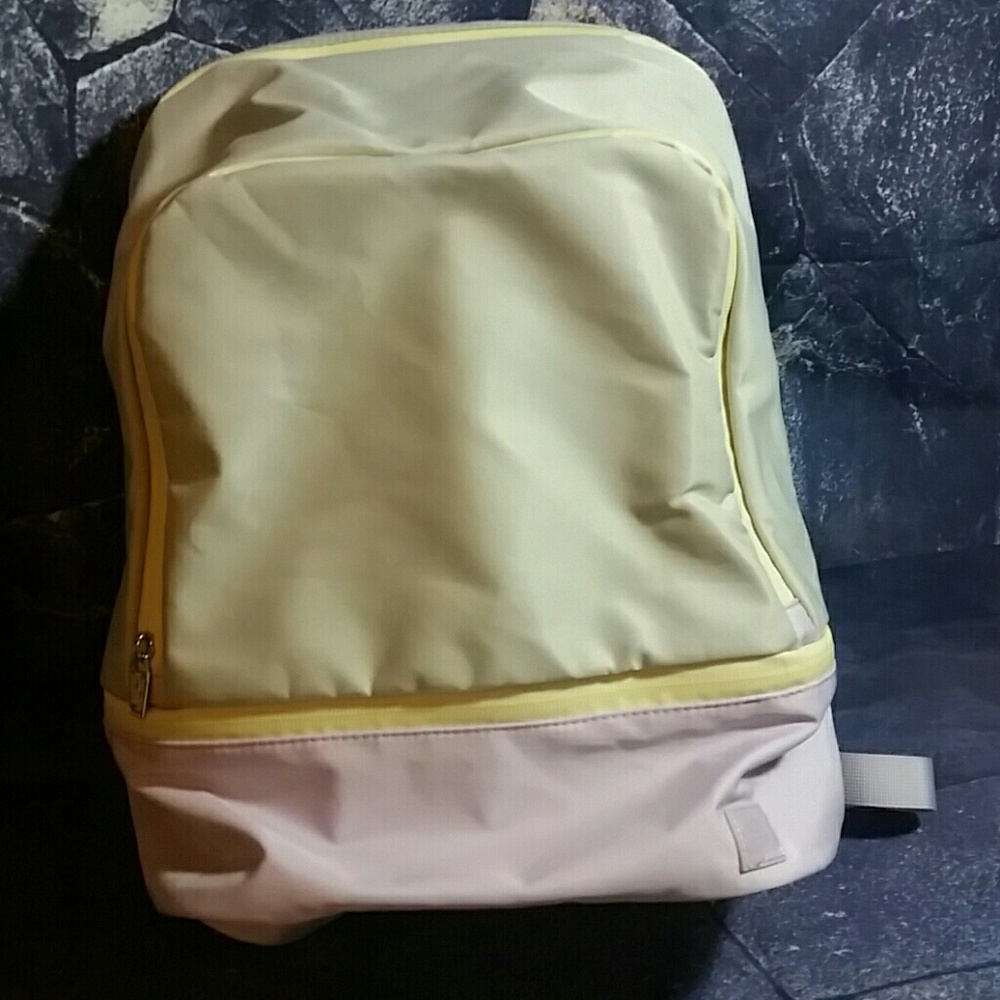 NWT Lilac, Grey and yellow backpack